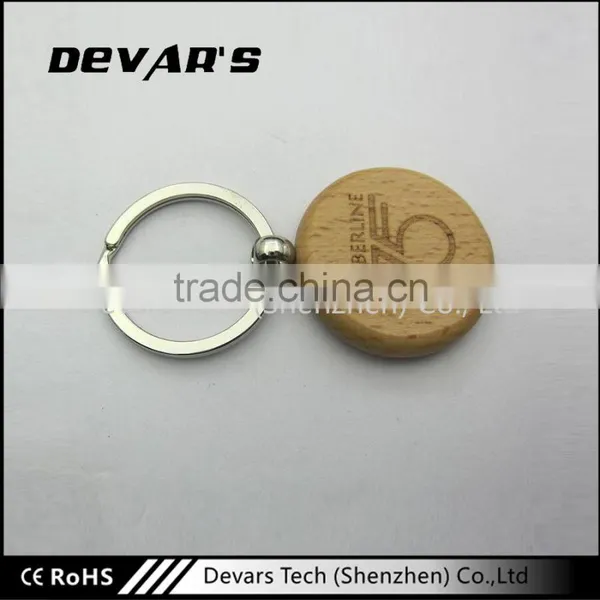2016 Hot Sell New Material Wooden Style Keychains With Custom Logo Supplier's Choice photo-4