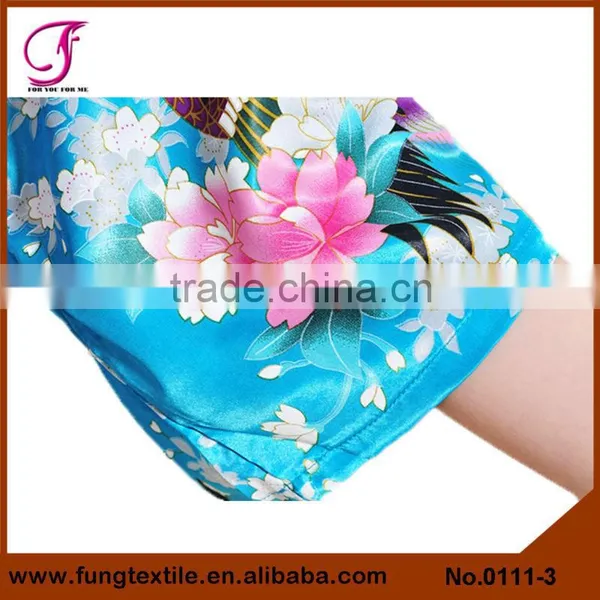 0111 Women Long Peacock Robe photo-4