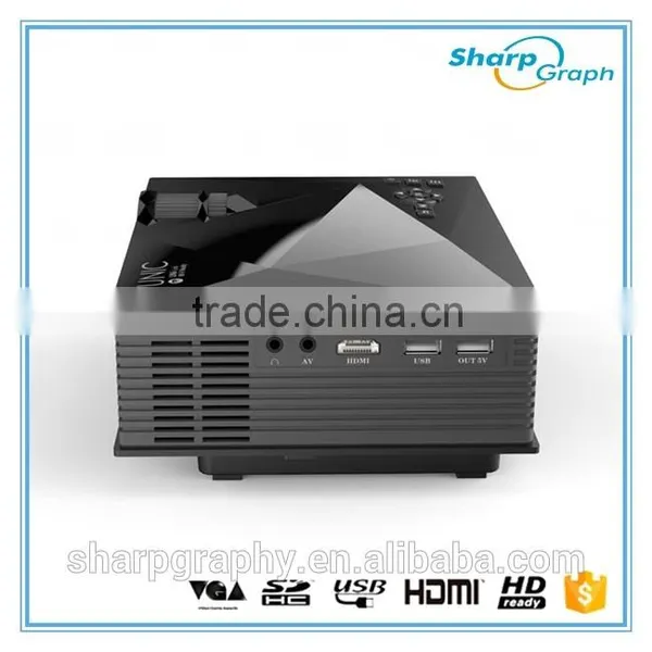 2016 China UNIC Miracast Full HD LED Wifi Projector UC46 Mobile Phone Home Theater Projectors photo-3