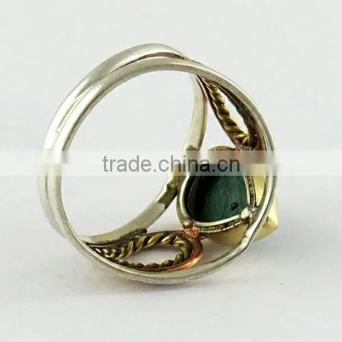 Perfect Malachite ! Bezel Setting 925 Sterling Silver Ring, Silver Jewellery Wholesaler, Silver Jewellery photo-5