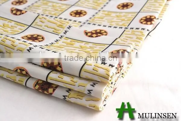Mulinsen 2015 Printed Polyester With Twist Satin Price per Meter photo-3