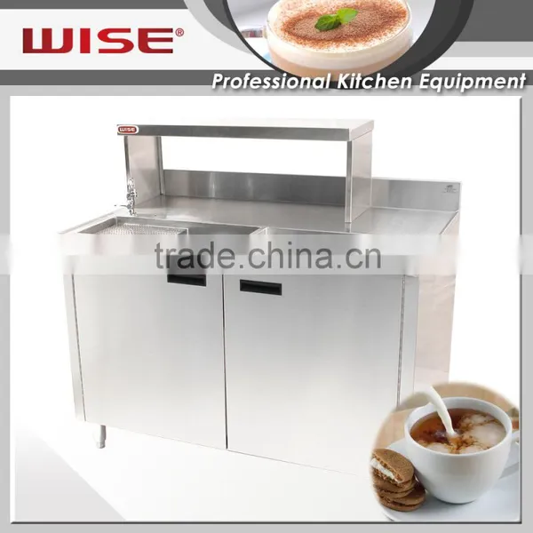 Stainless Steel Bar Counter Hotel and Bar Bartender General Workstation photo-6