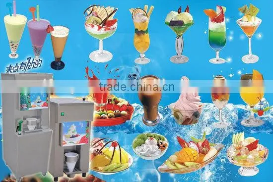BST Fresh Fruit Ice Cream Machine/ Manual Control Fresh Fruit Ice Cream Blender/ Various Shape Fresh Fruit Ice Cream Mixer