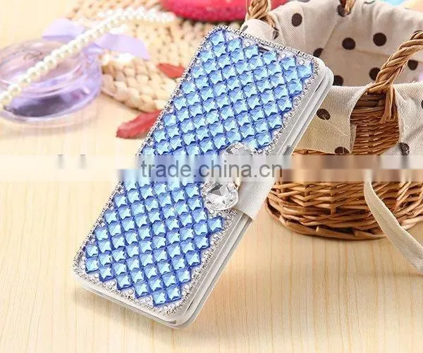 Noble & Shiny Diamond Crystal Case for Samsung Galaxy S7 Luxury Leather Wallet Case photo-5