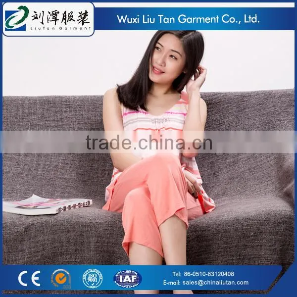 Stripe Knit Women's Sex Sleepwear From Oem Supplier photo-6