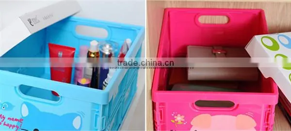 Cartoon Style Foldable Plastic Storage Box photo-3