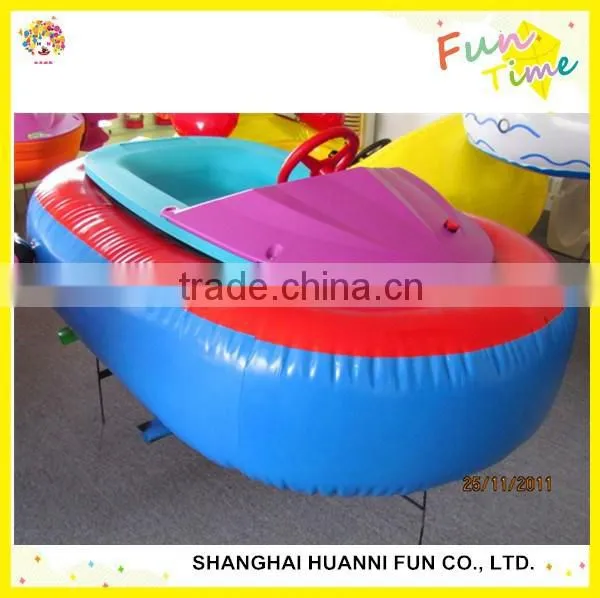 2015 Newly Design Motorized Kids Electric Bumper Boat With PVC Inflatable Tube Price photo-2