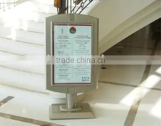 BSL Stainless Steel Welcome Card Poster Frame Display Advertising