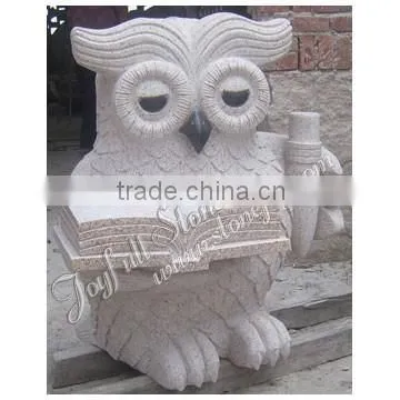 Stone Owl Figures Carving photo-3