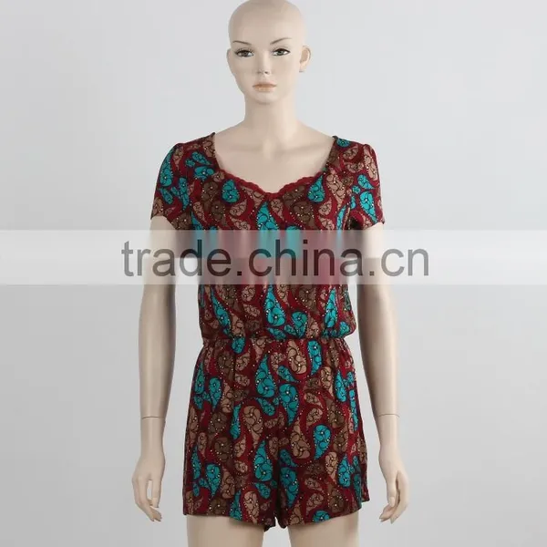 OEM Custom Made Jumpsuit Summer One Piece Jumpsuit for Adult Cheap Price in Guangzhou