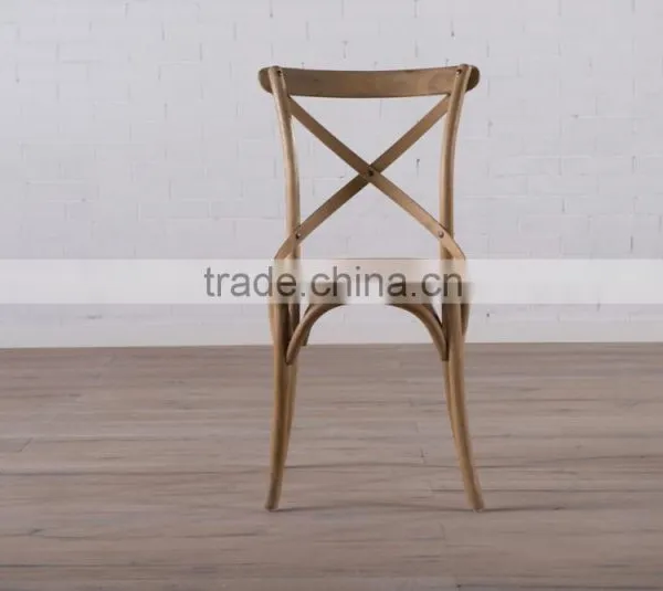 Best Sell Cheap Wooden Cane Cross Back Dining Chair Home Furniture photo-3