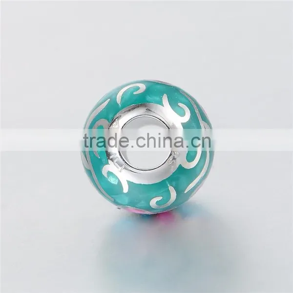 Fancy Coming S925 Silver Enamel Acrylic Charm photo-3