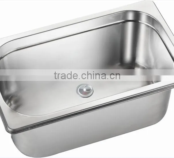 Yacht,Boat,Train and Public Mobile Toilet Used Stainless Steel 304 Rectangular Hand Wash Basin Kitchen Sink GR-Y539C photo-3