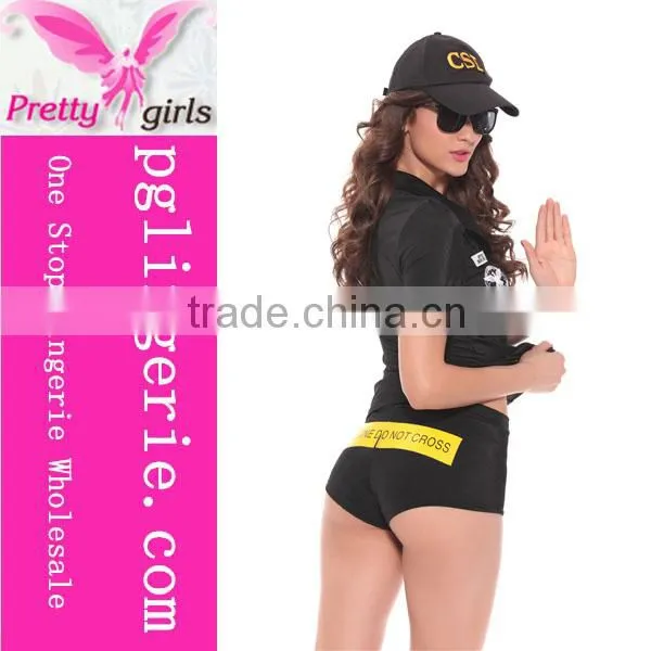 Custom Made Hot Sell And Cheap Uniforms Woman Black Military Uniforms