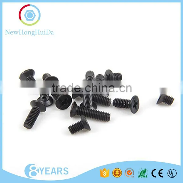 Carbon-steel Black Kilvery Cross Recessed Plated Flat Head Machine Screw photo-5