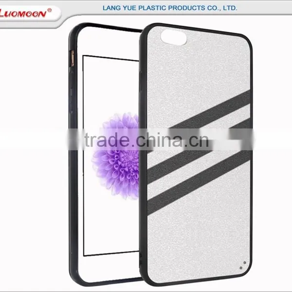Professional Mobile Phone Case Factory Frosted Painting Silk Pattern Tpu PC 2 in 1 Back Cover for Iphone 7 6 photo-3