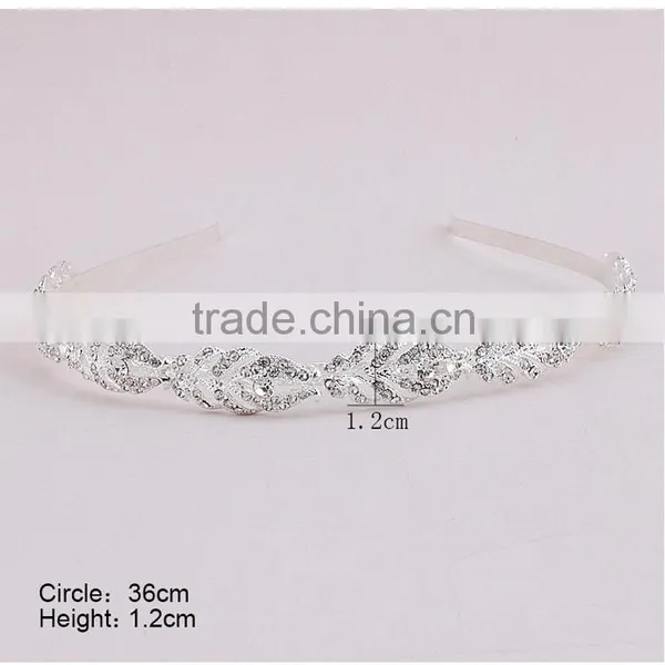 Bridal Wedding Hair Band Ladies Fashion Style Crystal Hair Accessories photo-4