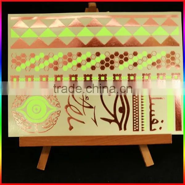 Hot Selling Popular Tattoo Fluorescent Temporary Tattoo photo-2