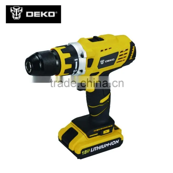 18V DC New Design Mobile Power Supply Lithium Battery Cordless Drill photo-2