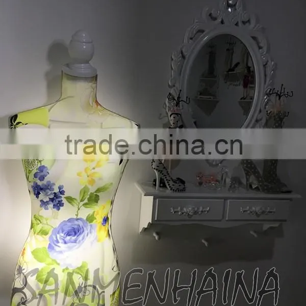 Plant Printing Elastic Fabric Female Mannequin photo-3