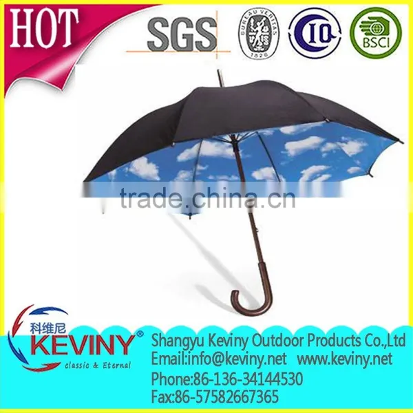 High Quality Straight Umbrella Double Layers Umbrella OEM Design Customs Logo Printing Manufactured in China Paraguas Factroy photo-2