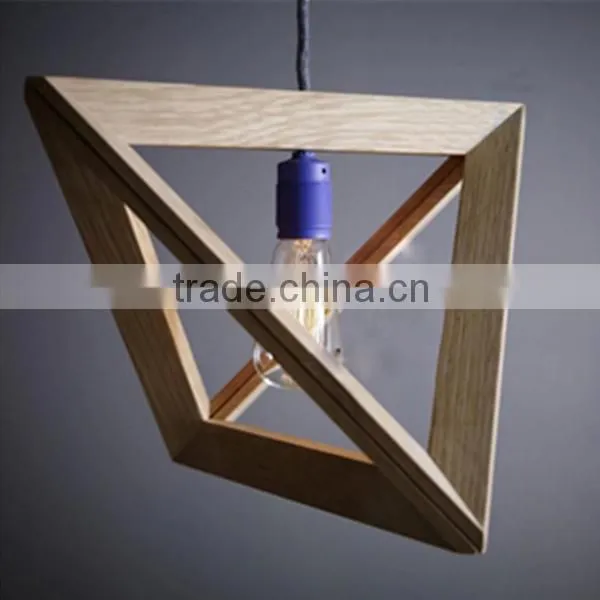 Light Frame Pendant Light Solid wood Pendant Light