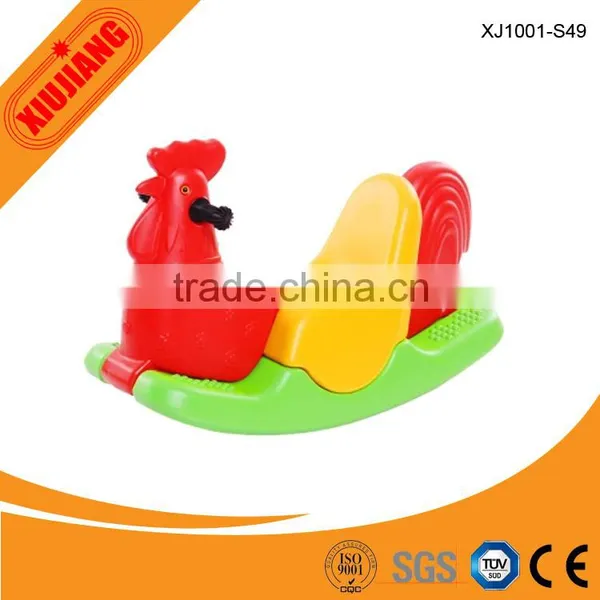 CE Approved Infant Attractions Plastic Rocking Horse for Indoor Outdoor photo-2