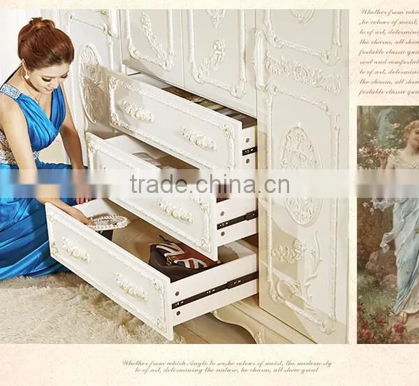 2016 European Style Luxury Wardrobe Closet Italian Closet Wooden photo-3