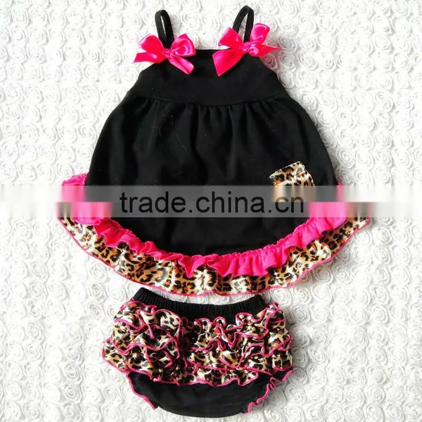2016 Newborn Baby Gift Set Toddler Girl Ruffle Summer Outfits Cheerleading Outfits photo-2