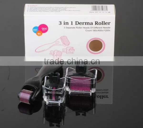 2015 Handsome Home Use 3 in 1 Micro Derma Roller With Low Price photo-2