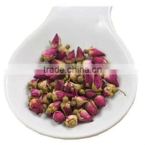 Organic Dried Pink Rose Buds for Tea (Rosa Damascena)
