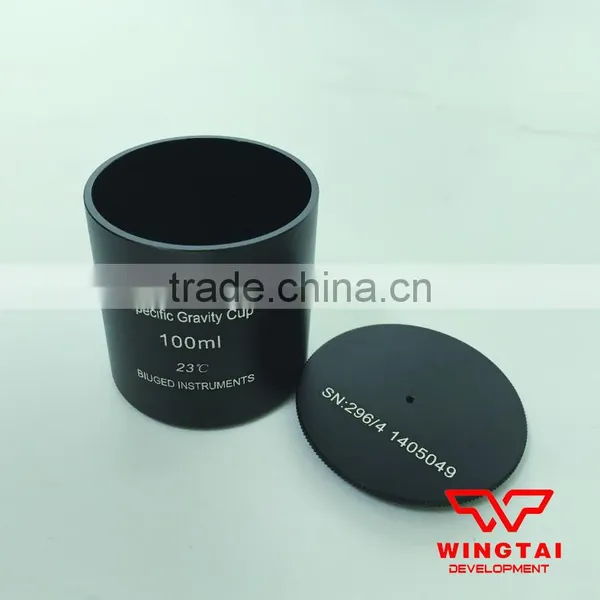 Black Aluminum Oxidation 50ml Density Gauge Cup photo-5