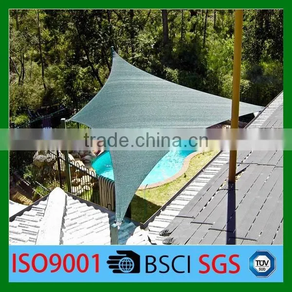 100% PE 3%UV Virgin Material Long Useful Life Packing Lots Sun Shade Sail photo-3