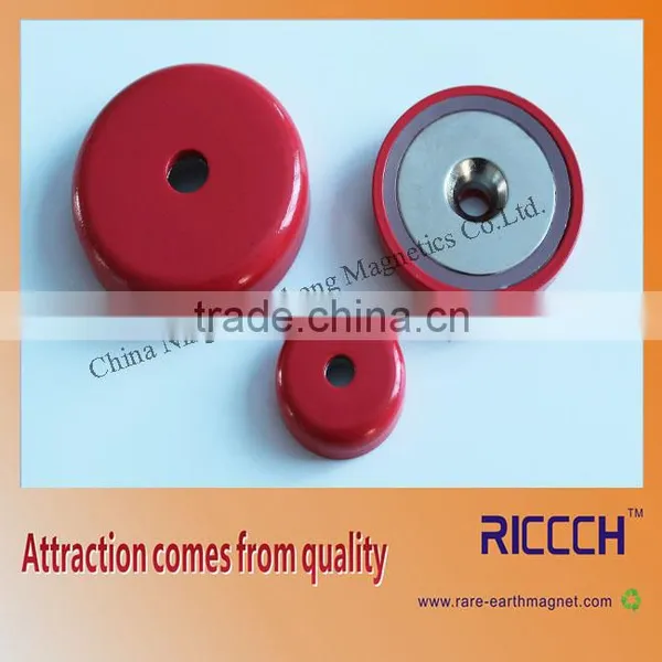 Colorful High Quality Strong Wall Mount Round Base Magnet photo-4