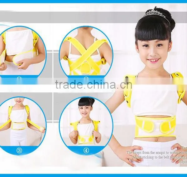 For Kid Adjustable Back Support Belt for Corrector Posture Shoulder Support Brace photo-5