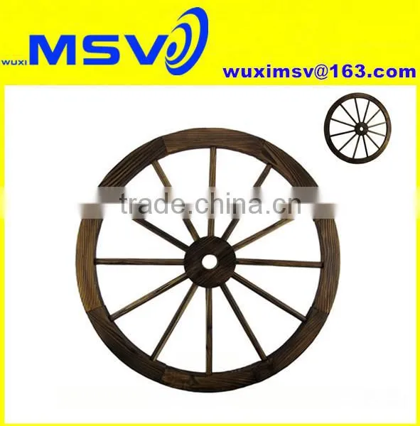 Christmas Gift Decoration Wood Wheel photo-2