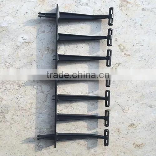ABS Plastic Vertical Cable Management Ring With Clip Easy Installation photo-3