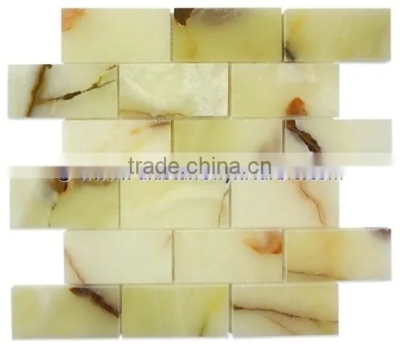 Excellent Quality LIGHT GREEN ONYX MOSAIC TILES COLLECTIONS photo-3