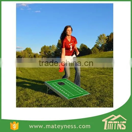 Football Field Cornhole Bag Toss Game Set photo-2