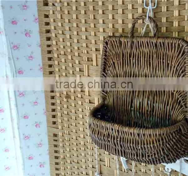 Handmade Wicker Flower Hanging Basket Plant Baskets Hanging Wholesale photo-2