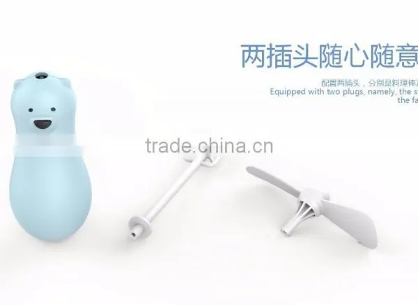Multifunction Blender With Two Jack-plug, Electric Handheld Fan With Soft Blade photo-3