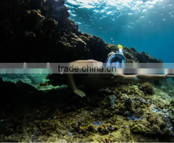 New Arrival Innovative Anti-Fog Dry Diving 180 Degree View Snorkeling Full Face Mask With Gopro Camera Gr10B photo-5