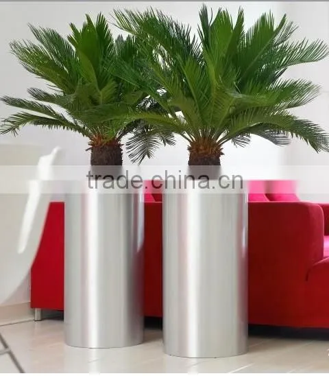 FO-9005 Cylinder Stainless Steel Flower Planter photo-2
