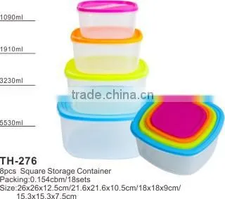 Wholesale Plastic Clear Square Storage Container With Lid photo-2