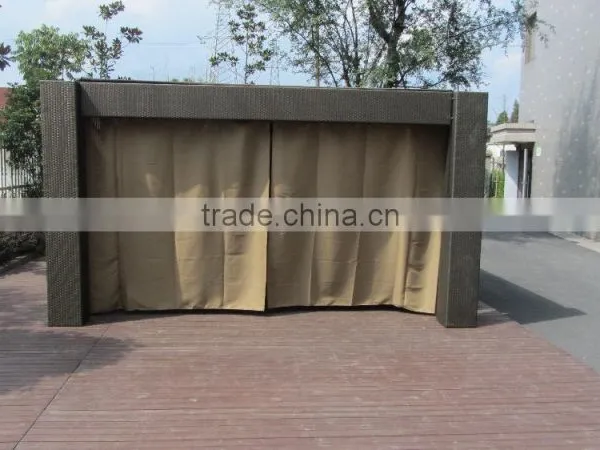 High Quality Waterproof Outdoor Garden Rattan Pavilion Gazebo photo-6