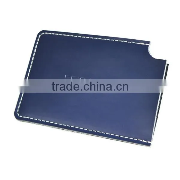 Custom Portable Card Holder/ Leather Card Holder Wallet From Italy photo-6