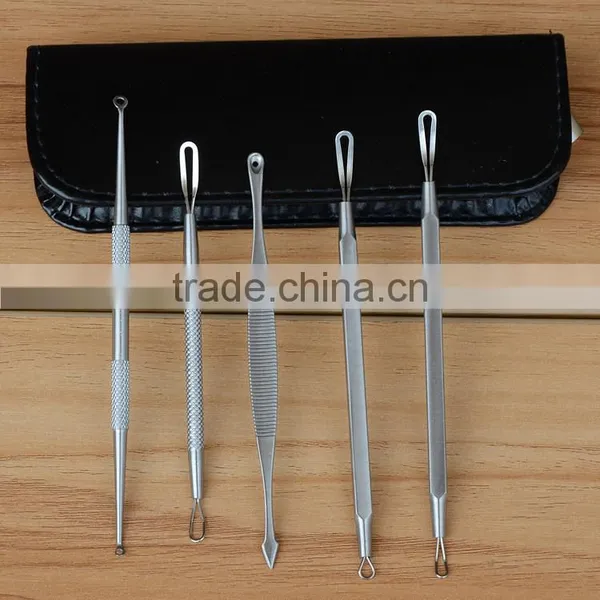Stainless Steel Acne Needles, 5 Sets of Acne Needles, Removal Blackhead Tools Set, Acne Beauty Needle photo-3
