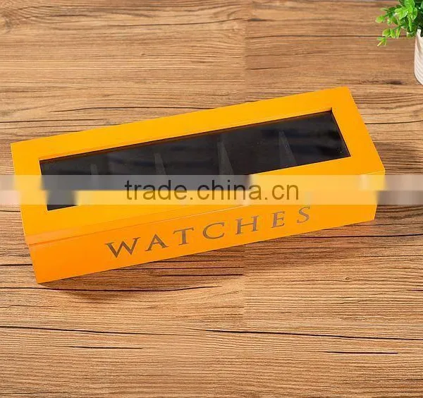 Pine Customize Multicellular Glass Display Wooden Box 4 Grids Packaging Box Tea Storage Gift Jewelry Box 15*15*5.2cm photo-5