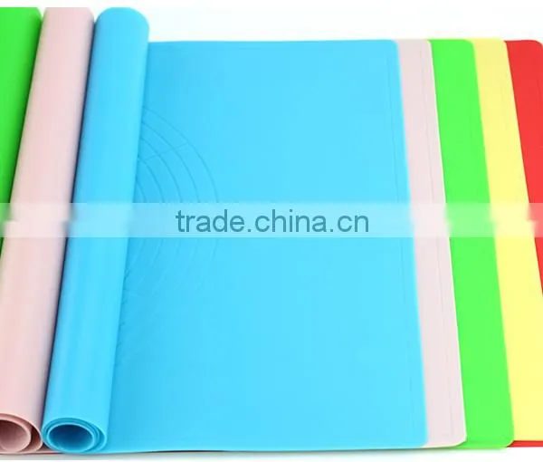 FDA Approved Non-stick Anti-slip Reusable Customized Silicone Baking Mat,table Mat,pastry Rolling Mat photo-3