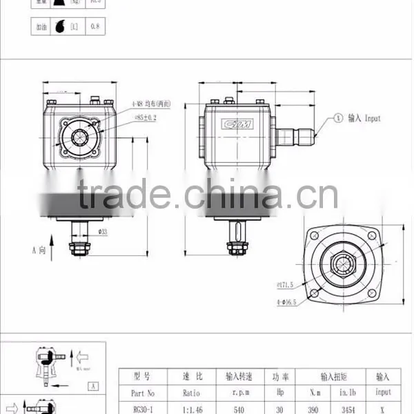 GTM RG Series Agricultural Mower Gearbox photo-4